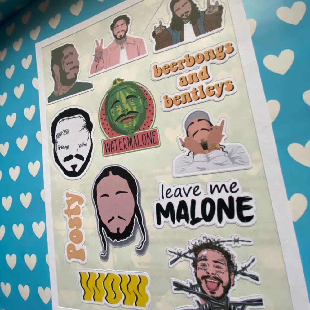 Post Malone Stickers - Picture 2 of 7